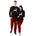 USBD Family Matching Pajama Sets Buffalo Plaid Couple Matching PJ Set Festive Holiday PJs for Men Women