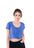 USBD Women Sleeveless Blouse Button Down Scoop Neck Summer Croptop