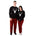 USBD Family Matching Pajama Sets Buffalo Plaid Couple Matching PJ Set Festive Holiday PJs for Men Women