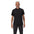Men's adaptive open back polo - Black - front