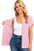 USBD Mock Neck Post Mastectomy Zipper Front Shirt with Inside Drain Pockets - Comfortable Mastectomy Recovery Wear, Women's Post-Op Support