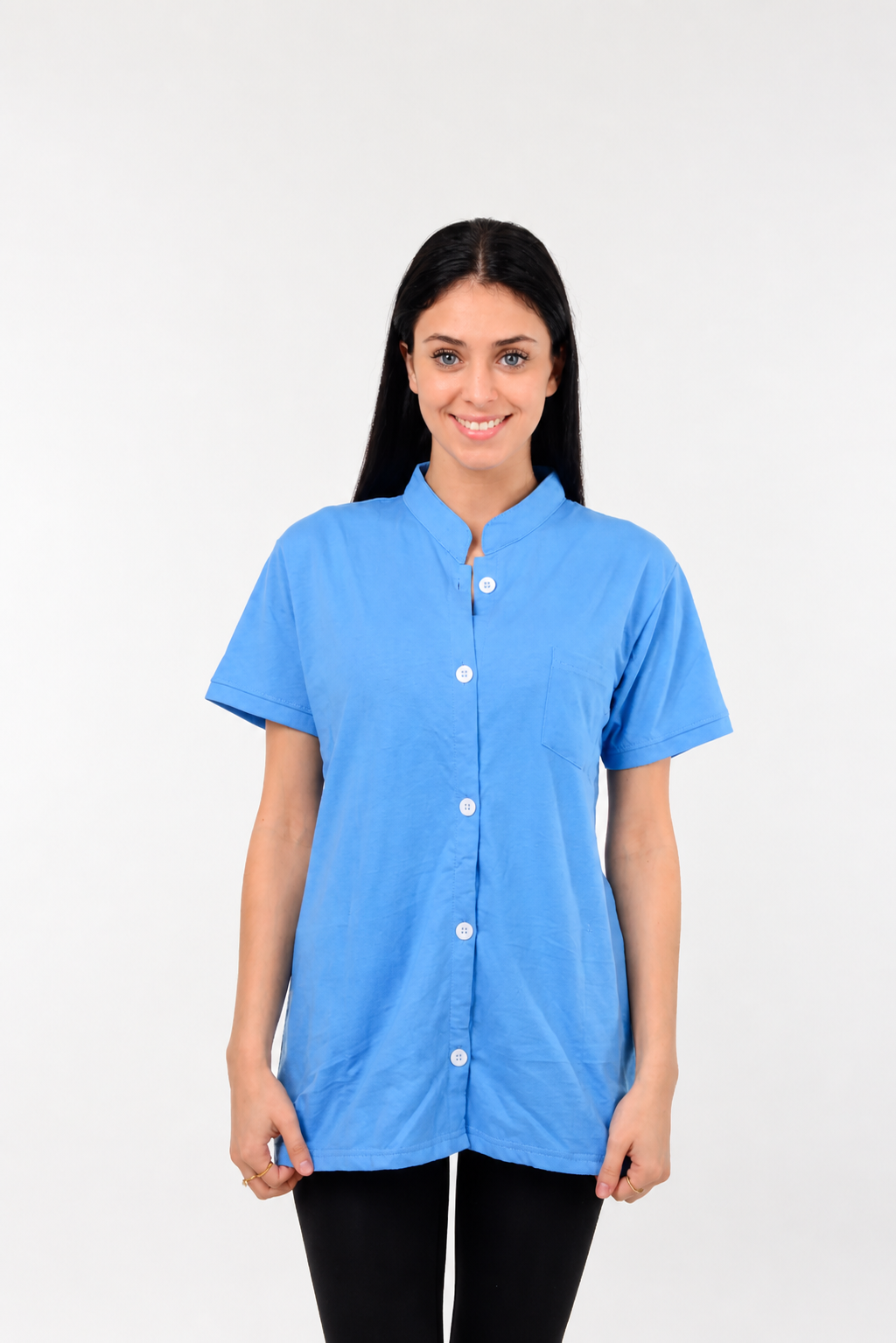 USBD Post Mastectomy Band collar shirt with Drain pockets Camisole for Drain Management Systems