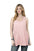 Surgery shoulder snap tank - Women's Pink - front