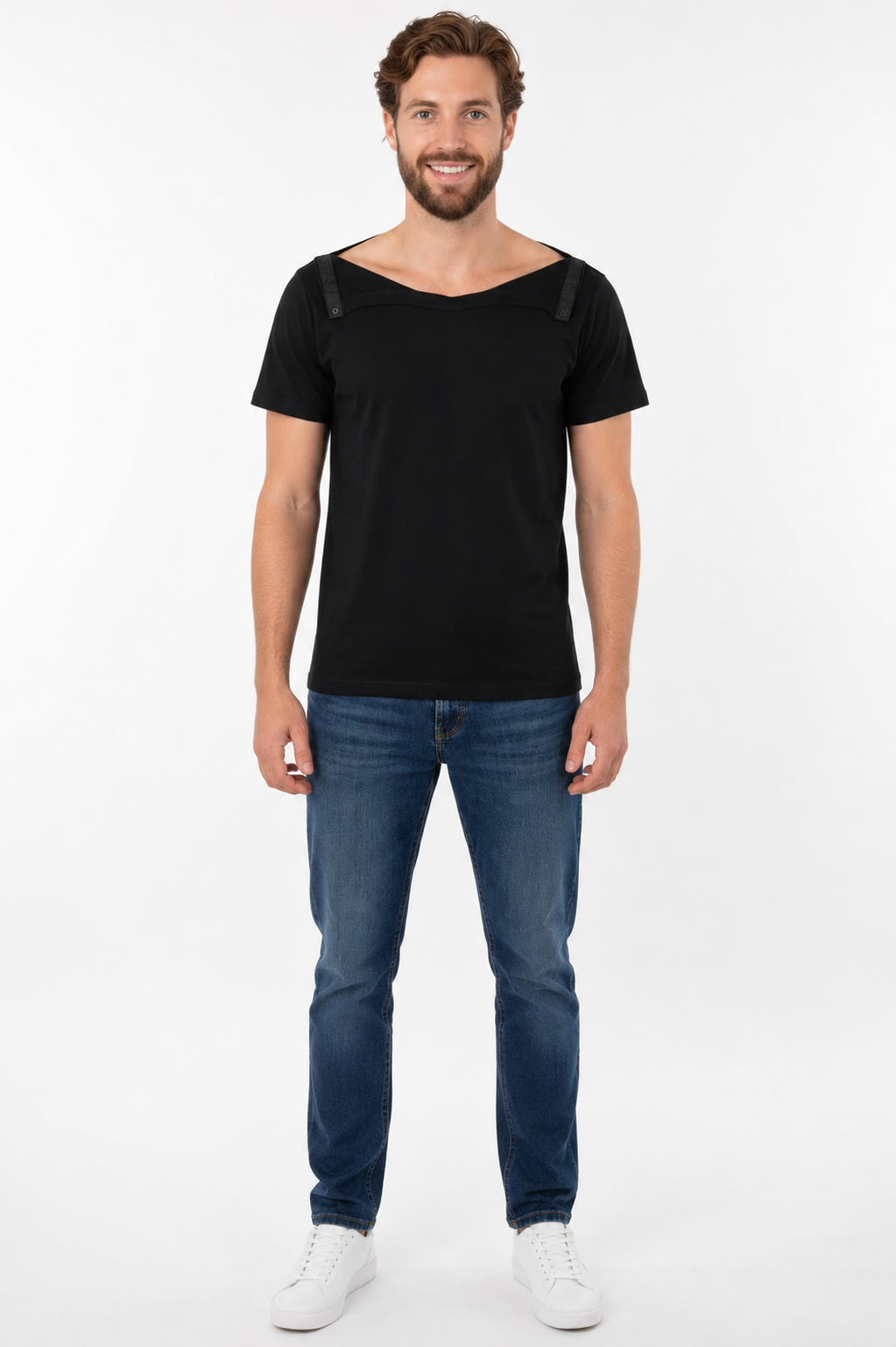 USBD Post Surgery Shirts for Women Men After Shoulder Recovery Must Haves Clothing Snap Easy Access Side Open Adaptive Tshirt