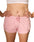 Women's yoga shorts - Pink - front