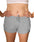 Women's yoga shorts - Gray - front
