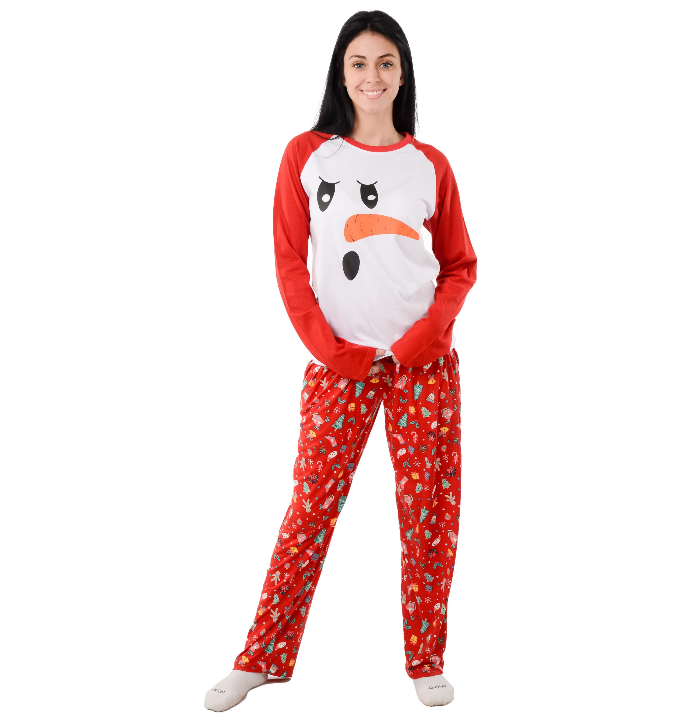 Christmas Family Matching Pajama sets Red Green Stripe Couple PJ Design